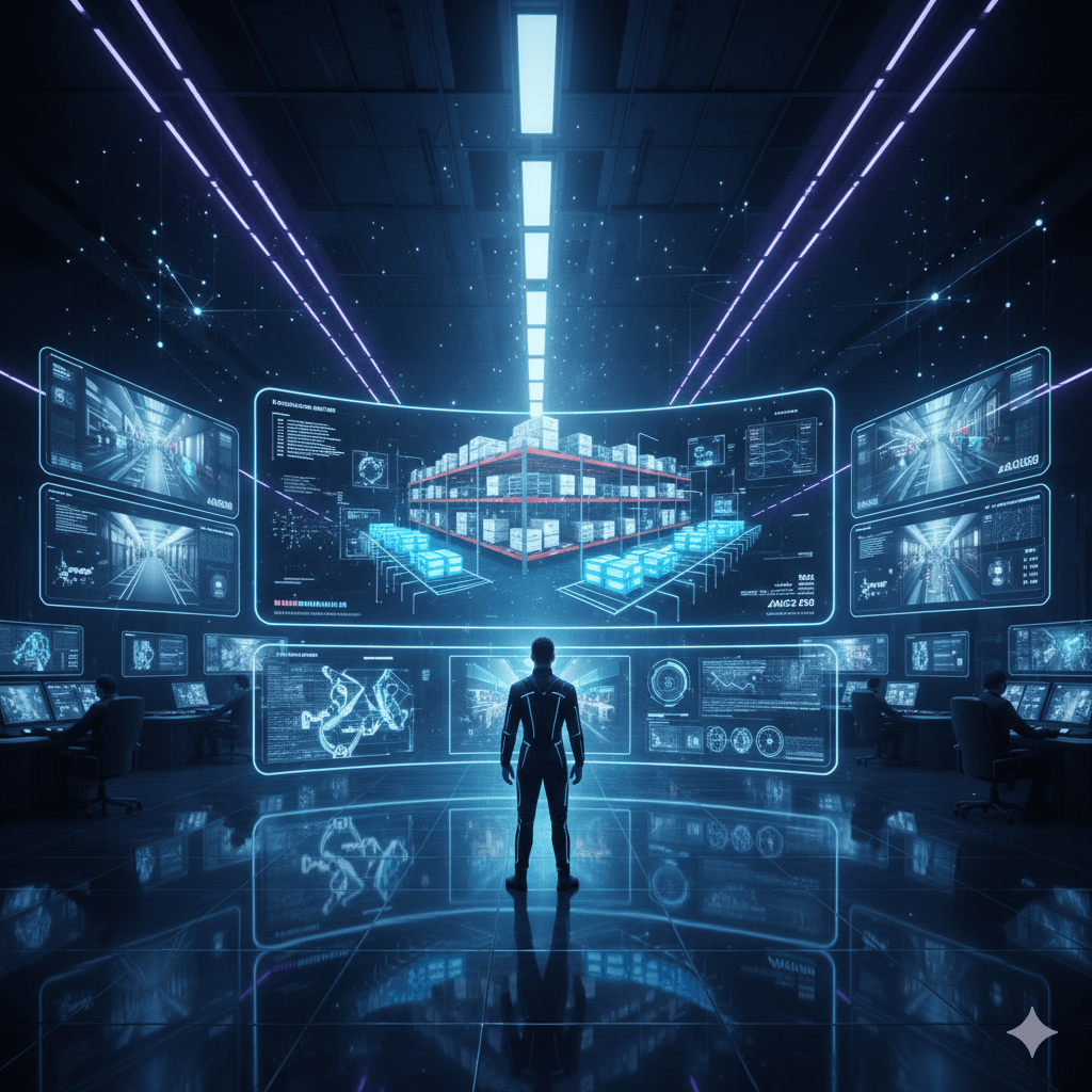 Futuristic command center